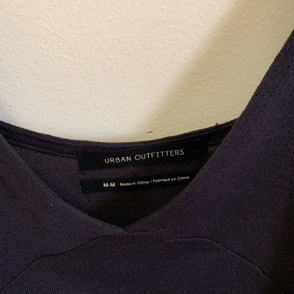 NWOT Charcoal V Neck Spaghetti Strap Tank Top